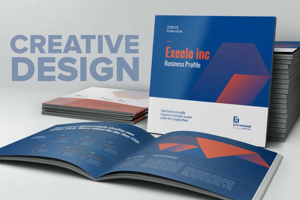 creative design for company founder profile making